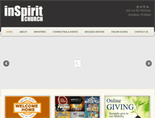 Tablet Screenshot of inspiritchurch.org